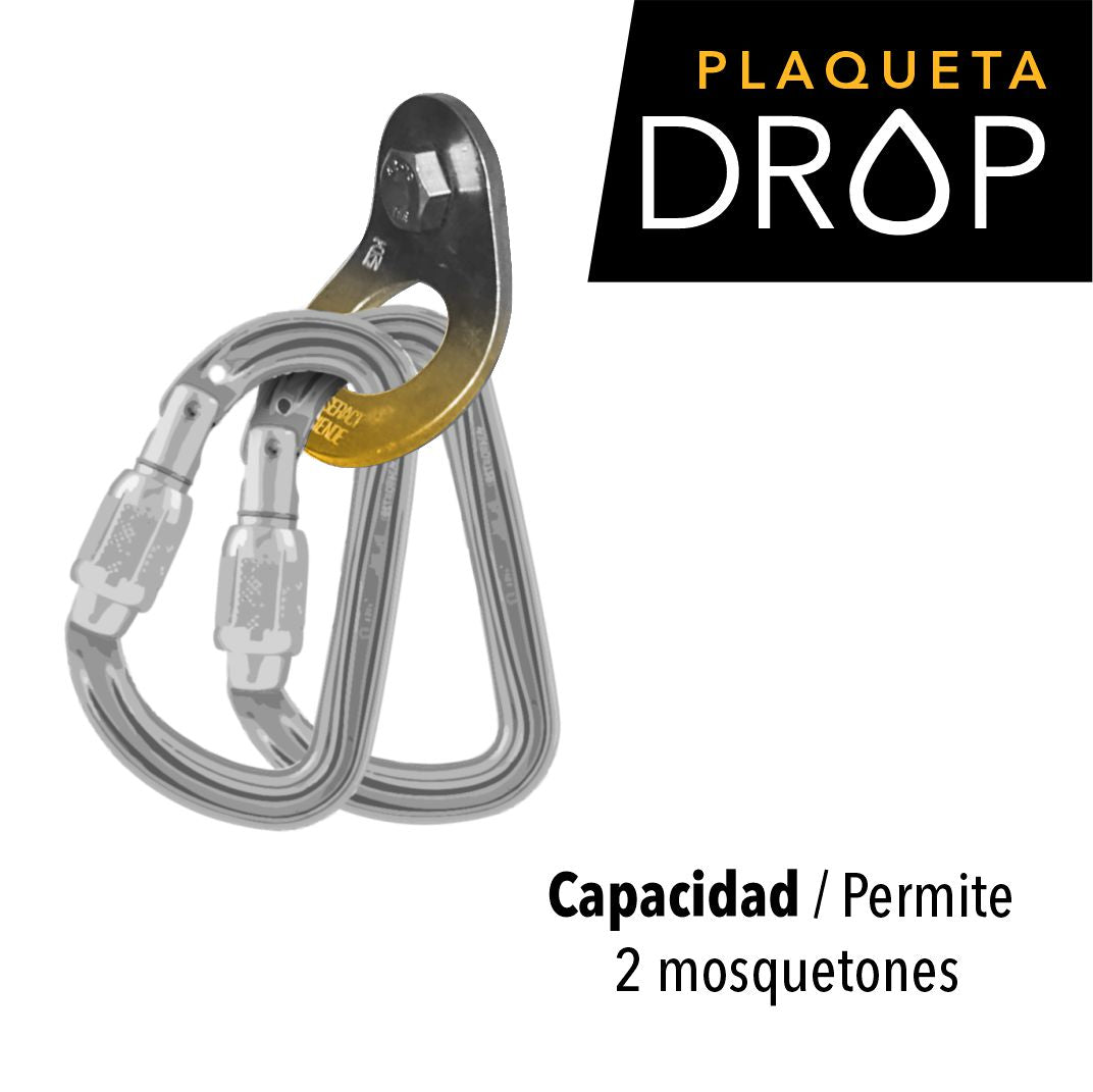 PLAQUETA DROP 10mm / Set 50 pzas