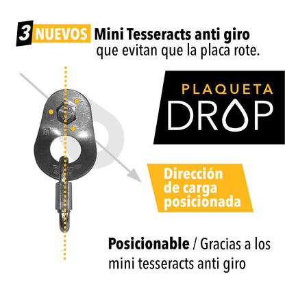 PLAQUETA DROP 10mm / Set 50 pzas