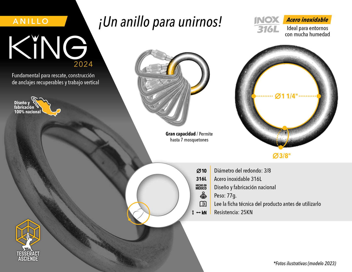 ANILLO KING / Set 12 pzas