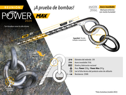 REUNIÓN POWER MAX 5" / Set 10 pzas